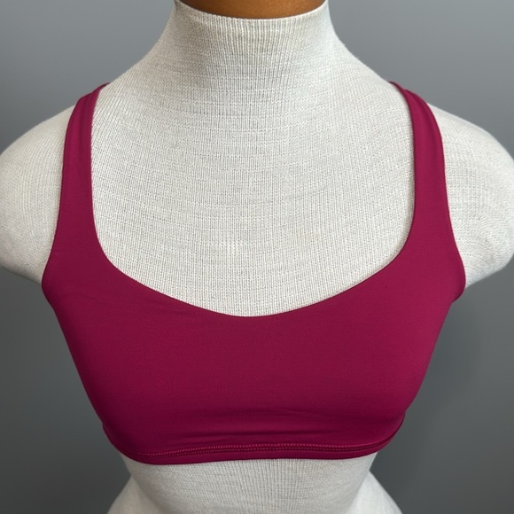 Lululemon - Free To Be Bra - Berry Rumble - Size 4 - Well Loved - Picture 3 of 9